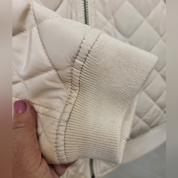 Women's Levi's Quilted Bomber Jacket Size Large - Picture 3 of 12